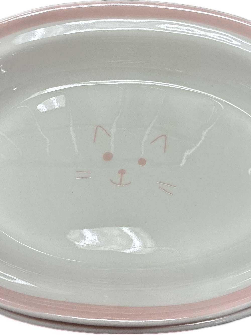 Pink Cat Ceramic Trinket Dish